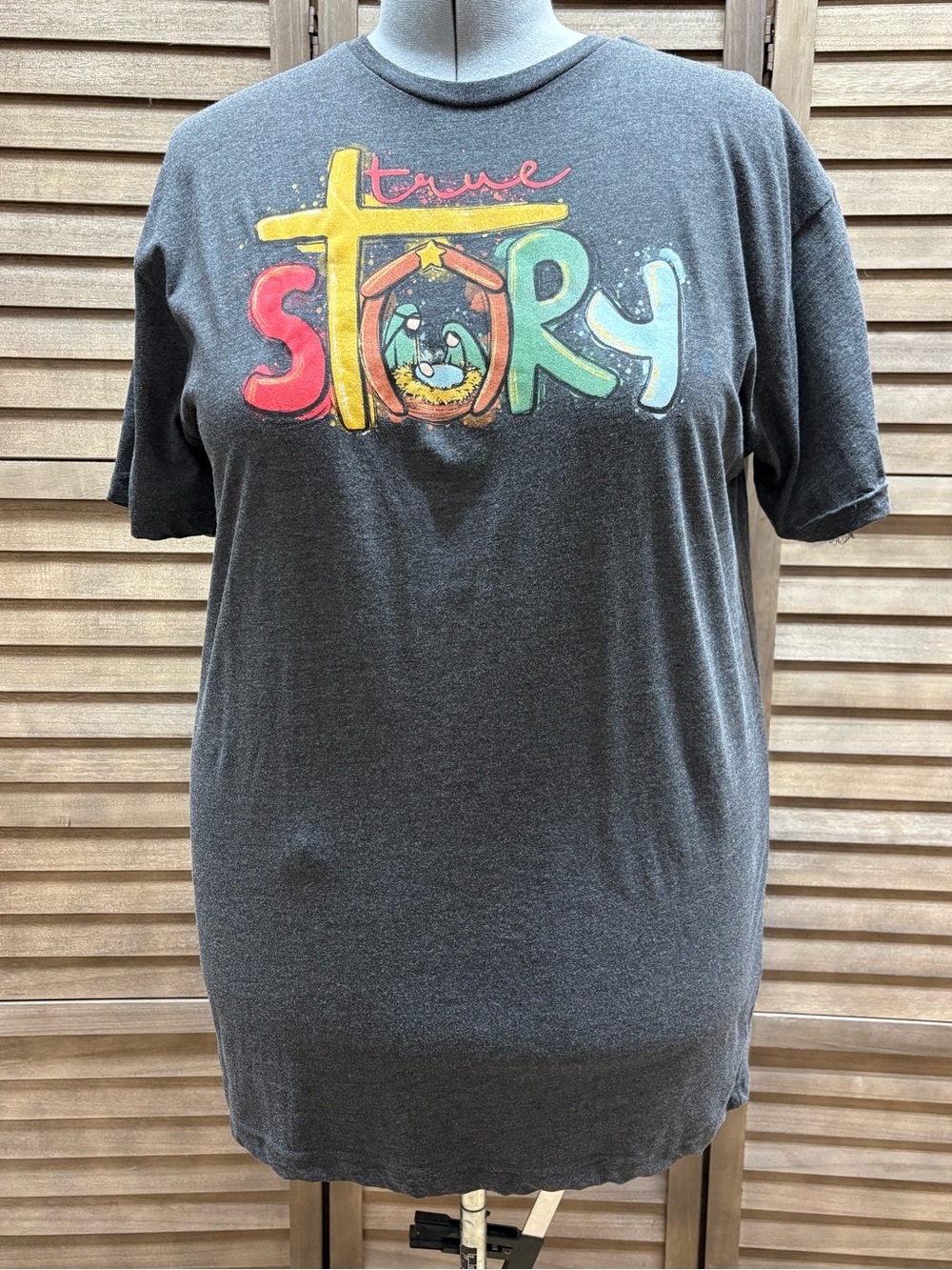True Story Graphic Short Sleeve Tee - Black